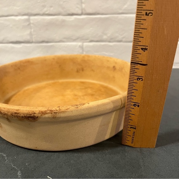 Pampered Chef stoneware 8” mini baker round pan - Picture 4 of 9
